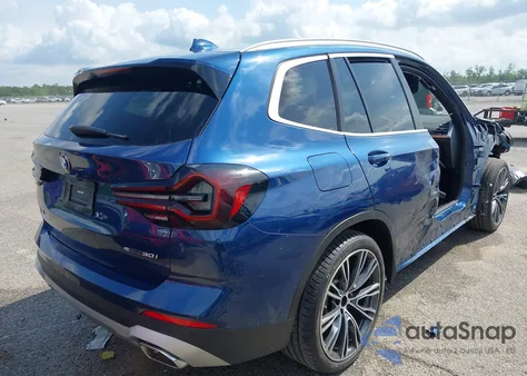 2023 BMW X3 Sdrive30I from USA, damaged, VIN 5UX43DP02P9R13353